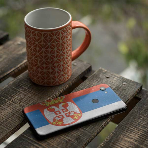 Serbia Flag Distressed Google Pixel 3a XL Skin